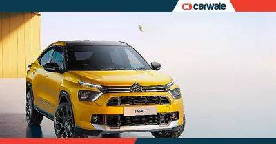 Citroen Basalt reveals updated face for C3 Aircross - carwale.com - India