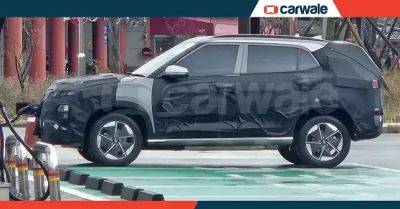 Hyundai Creta EV spied at charging station; launch soon? - carwale.com - India