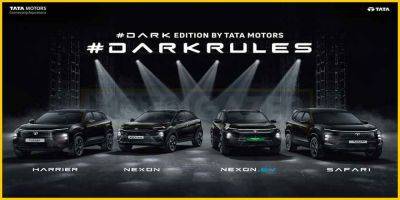 Tata Motors Introduces The New 2024 #Dark Range In SUV’s - motogazer.com - India