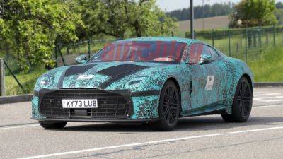 Aston Martin DBS coupe spied sporting new design language - autoblog.com