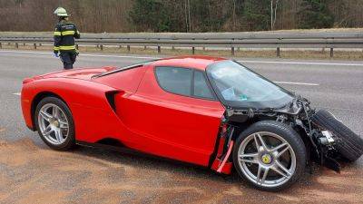 Fernando Alonso - Pour One Out For This Ferrari Enzo Crashed On The Autobahn - motor1.com - Usa - Germany