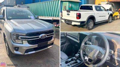 Isuzu - Ford Endeavour and Ranger New Spy Shots From Chennai Port – Interiors, Exteriors Detailed - rushlane.com - India - county Ford - city Chennai