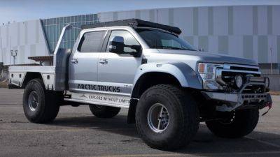 Ginormous Ford Super Duty Built for the Arctic Dwarfs Raptors and Everything Else