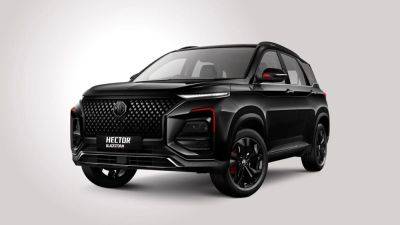 MG Hector Black Storm edition SUV launched at ₹21.24 lakh. Check what is new