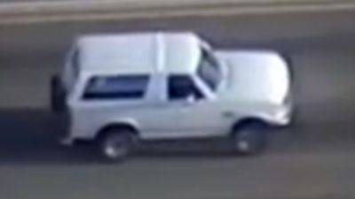 O.J. Simpson's getaway car, the white Bronco, is a museum piece in Tennessee