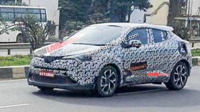Toyota C-HR Coupe SUV Spied Testing In Bengaluru