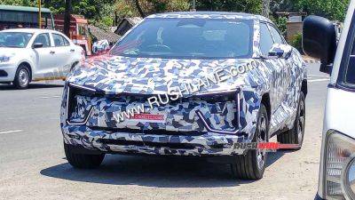 2025 Mahindra BE.05 Compact Electric SUV Spied With Production Parts