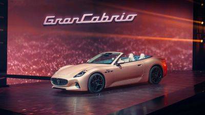 2025 Maserati GranCabrio Folgore: The Fastest Convertible EV Ever - thedrive.com - Italy