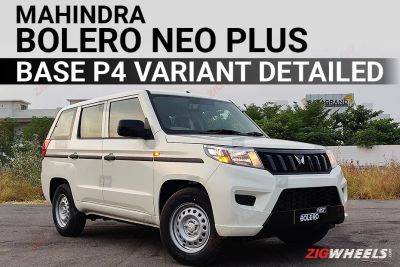 Check Out The Mahindra Bolero Neo Plus Base-spec P4 Variant In 8 Images - zigwheels.com