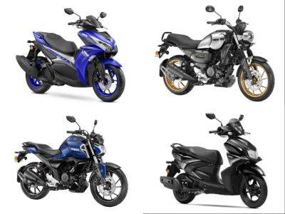 Yamaha Bikes And Scooters Latest Price List: Yamaha R15 V4, MT-15 V2, FZ-X, FZ-S Fi V4, Fascino, Aerox 155 And More - zigwheels.com - India - city Delhi