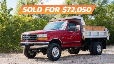 Here’s Why This 1997 Ford Dump Truck Is Almost a Steal at $72K - thedrive.com - state Michigan - New York - state Missouri