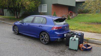 VW GTI and Golf R Luggage Test: How much fits in the trunk? - autoblog.com - Volkswagen