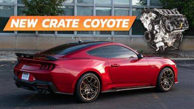 2024 Ford Mustang GT’s Next-Gen Coyote V8 Is Now a Crate Engine - thedrive.com
