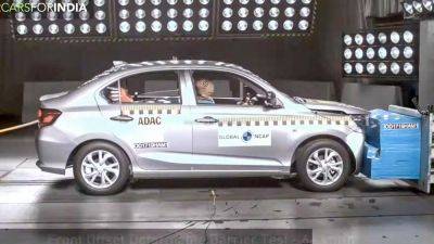 Amaze Scores 2 Star Safety Rating In Global NCAP – Honda India Responds (Total Score Of 5 Star Level)