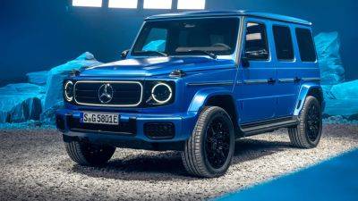 Europe's Mercedes G-Class Electric Weighs 6,801 Pounds