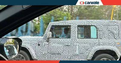 5-door Mahindra Thar to get ADAS at launch? - carwale.com