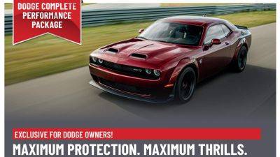 Dodge's Complete Performance Vehicle Protection Package covers 5,000 parts - autoblog.com - state Arizona