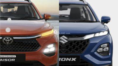 Toyota Taisor Vs Maruti Fronx Design Compared – Which Is More Appealing?