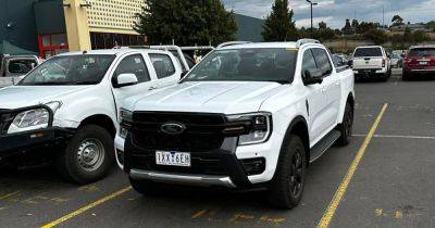 2025 Ford Ranger Plug-in Hybrid spotted on a Bunnings run