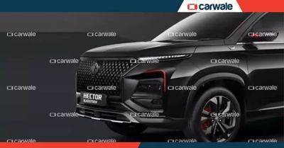EXCLUSIVE! MG Hector Blackstorm Edition leaked ahead of launch - carwale.com - India