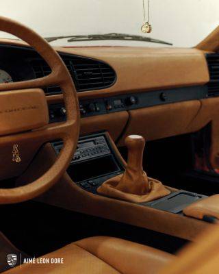 Porsche 944 Turbo By Aimé Leon Dore Looks Classy With A Brown Interior - carscoops.com - New York - city New York