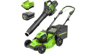 Greenworks two-tool electric mower-blower bundle is 34% off on Amazon, at $552.49 - autoblog.com
