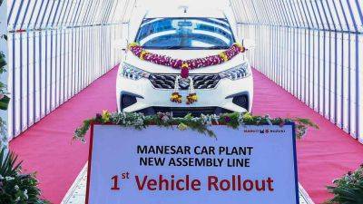 Maruti Manesar Plant Capacity Increased To 9 Lakh Cars Per Annum - rushlane.com - India