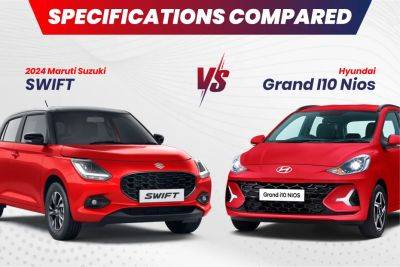 2024 Maruti Suzuki Swift vs Hyundai Grand i10 Nios: Battle Of The Hatchbacks - zigwheels.com - India - county Swift