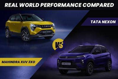 Mahindra XUV 3XO vs Tata Nexon: Which Made-In-India Sub-4 Metre SUV Is Quicker? - zigwheels.com - India