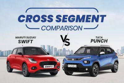 Tata Punch - 2024 Maruti Suzuki Swift vs Tata Punch: Cross-Segment Comparison - zigwheels.com - India