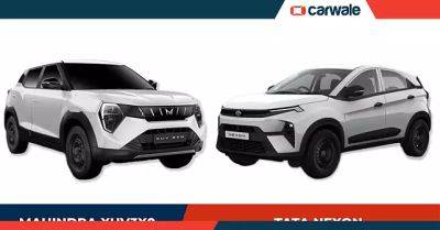Mahindra XUV 3XO vs Tata Nexon - Base variants compared - carwale.com - India