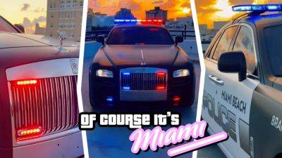 Miami Beach Police Got a Rolls Royce