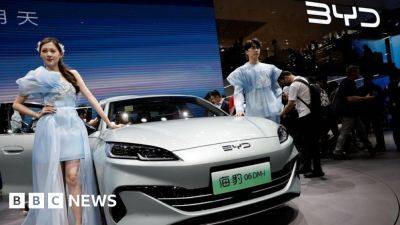 Tesla China rival BYD sees profits and sales fall - bbc.co.uk - Usa - China - city Beijing