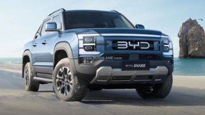 BYD Shark Hybrid Pickup Truck Revealed – Toyota Hilux, Ford Ranger Rival - rushlane.com - India - Mexico - Australia