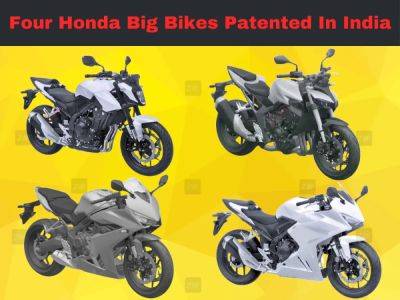 Honda CB500 Hornet, CBR500R, CBR650R, CB1000 Hornet Patented In India, Launch Soon? - zigwheels.com - Italy - India