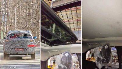 Tata Nexon Panoramic Sunroof Spied – Launch Soon To Rival XUV 3XO