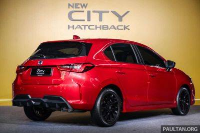 2024 Honda City Hatchback facelift debuts in Malaysia – new petrol RS, Sensing on all 5 variants, from RM86k - paultan.org - Malaysia