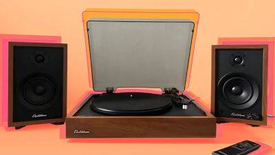 I've found the perfect blend of old and new with this record player system