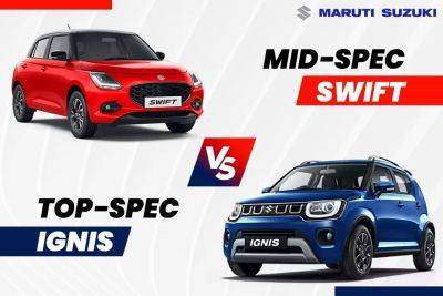 Mid-spec 2024 Maruti Suzuki Swift vs Top-spec Maruti Suzuki Ignis: Which Maruti Hatchback Should You Pick - zigwheels.com