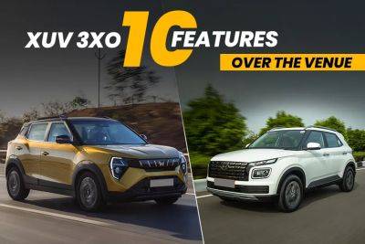 The Mahindra XUV 3XO Gets These 10 Features Over the Hyundai Venue - zigwheels.com - India - county Ada
