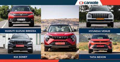 Mahindra XUV3XO powertrain options compared with its competitors - carwale.com - India