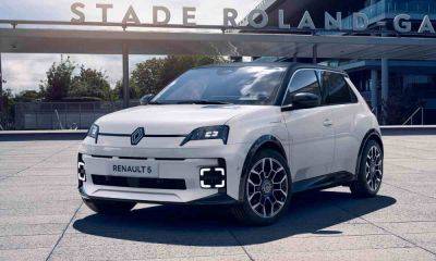 Special-edition Renault 5 E-Tech Revealed for Roland-Garros 2024