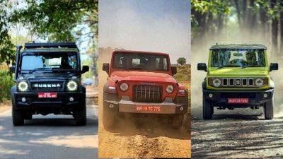 Force Gurkha 3-door SUV vs Mahindra Thar, Maruti Jimny: Price comparison - auto.hindustantimes.com