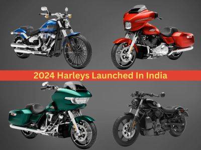 2024 Harley-Davidson Bikes Launched In India: The Breakout Breaks Out Again - zigwheels.com - India