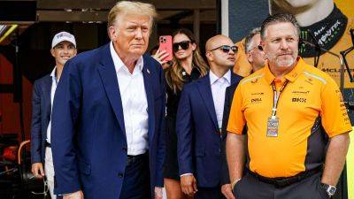 Max Verstappen - Stefano Domenicali - Donald Trump - Trump attended Miami Grand Prix as McLaren's guest - autoblog.com - Usa - county Miami