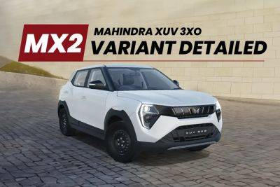 Detailed In 8 Images: Mahindra XUV 3XO One-Above-Base MX2 Variant Gallery