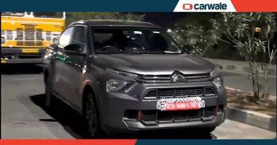 Citroen Basalt coupe SUV spied testing again - carwale.com - India - France