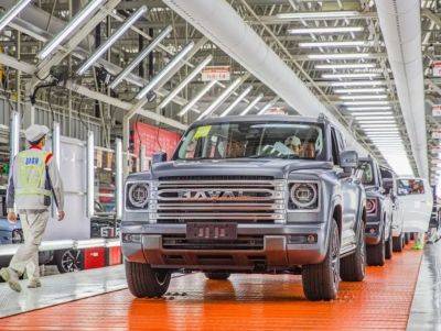 New Haval H9 rolled off production line in China