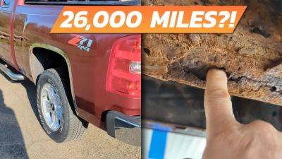 You Won’t Believe How Much Rust Is on This 26K-Mile Chevy Silverado Frame